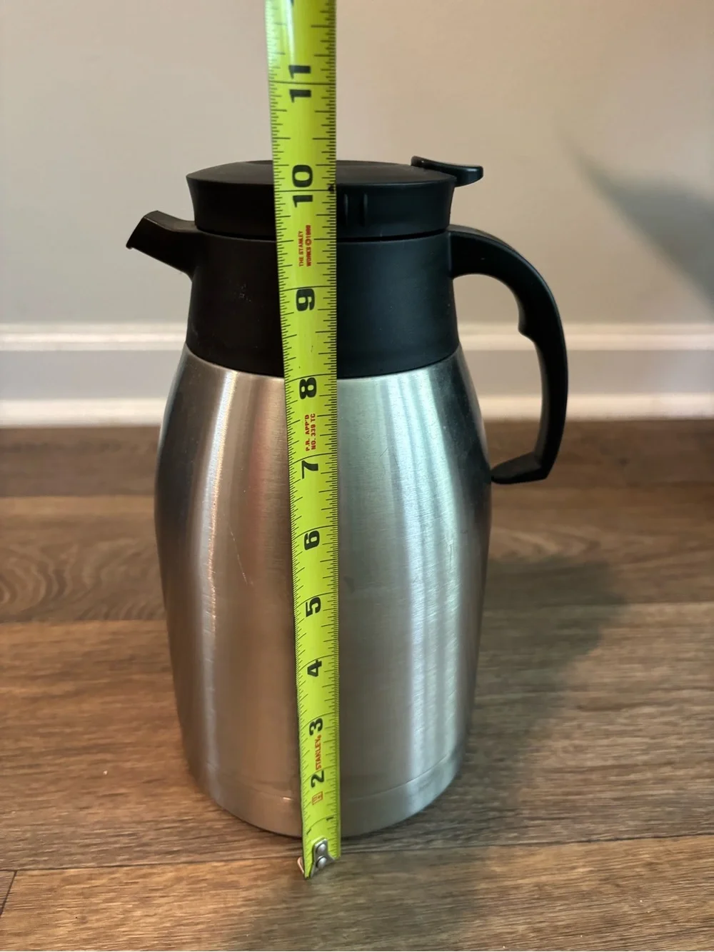 Oggi Thermal Vacuum Carafe Stainless Steel w/Top New Without Tag